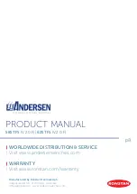 Предварительный просмотр 8 страницы Andersen 58ST FS Product Manual