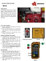 Предварительный просмотр 4 страницы Anderson 800HS Quick Start Manual