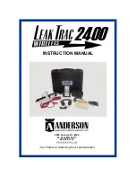 Anderson LeakTrac Wireless 2400 Instruction Manual предпросмотр