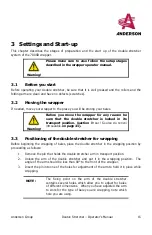 Предварительный просмотр 17 страницы Anderson NutriWrap 780 SB Operator'S Manual