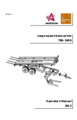 Anderson TSR-3450 Operator'S Manual предпросмотр