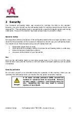 Предварительный просмотр 15 страницы Anderson TSR-3450 Operator'S Manual