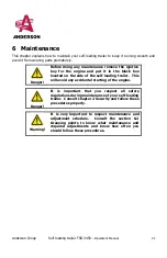 Предварительный просмотр 33 страницы Anderson TSR-3450 Operator'S Manual