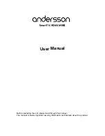 Предварительный просмотр 1 страницы Andersson SmartTV-HDMI MKIII User Manual