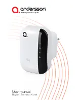 Andersson WIR 2.0 Wireless repeater User Manual предпросмотр