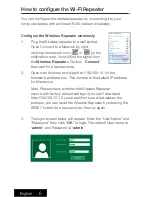 Предварительный просмотр 6 страницы Andersson WIR 2.0 Wireless repeater User Manual