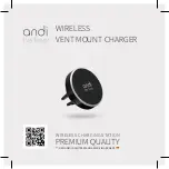 Предварительный просмотр 1 страницы ANDI WIRELESS VENT MOUNT CHARGER Manual