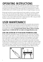 Preview for 4 page of Andis 30285 Use & Care Instructions Manual