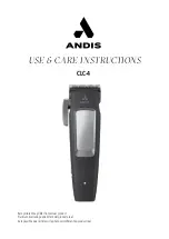 Andis 40000 Use & Care Instructions Manual preview