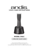 Andis 79000 Use & Care Instructions Manual preview