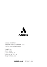 Предварительный просмотр 28 страницы Andis 86000 Use & Care Instructions Manual