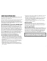 Preview for 4 page of Andis BTF3 Use & Care Instructions Manual