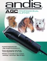 Andis Clipper Men's Shaver AGC Specification preview