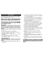 Preview for 4 page of Andis CSI-1EA Use & Care Instructions Manual