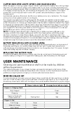 Preview for 5 page of Andis DBLC-2 Use & Care Instructions Manual