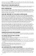 Preview for 6 page of Andis DBLC-2 Use & Care Instructions Manual