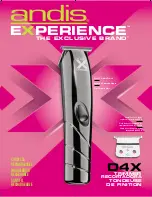 Andis Experience D4X Specification preview