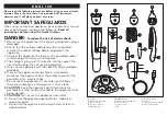 Preview for 2 page of Andis MHT-1 Use & Care Instructions Manual