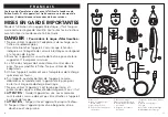 Предварительный просмотр 8 страницы Andis MHT-1 Use & Care Instructions Manual