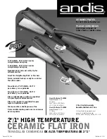 Preview for 2 page of Andis SI-1E Brochure