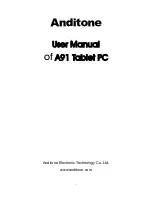 Anditone A91 User Manual предпросмотр