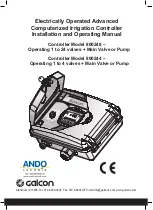 ANDO Technik 11208 Installation And Operating Manual предпросмотр