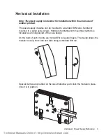 Предварительный просмотр 9 страницы Andover Controls Continuum PS 120/240 AC 50-U Manual