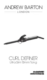 Andrew Barton Curl Definer 2313ABBU Manual preview