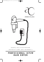 Preview for 1 page of Andrew Collinge AC1875PROHD Instructions And Warranty