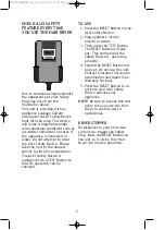 Preview for 6 page of Andrew Collinge AC1875PROHD Instructions And Warranty