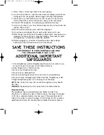 Preview for 3 page of Andrew Collinge AC8TST Instructions And Warranty