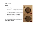 Preview for 8 page of Andrew James 33L Mini Combi Oven User Manual