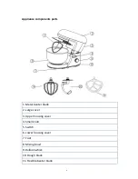 Предварительный просмотр 6 страницы Andrew James 5.2 L Food Mixer User Manual