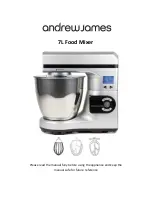 Andrew James 7L Food Mixer User Manual preview
