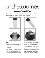 Preview for 1 page of Andrew James AJ001403 Instructions