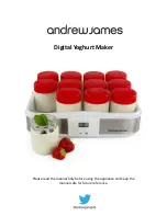 Andrew James Digital Yoghurt Maker User Manual preview