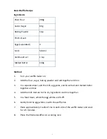 Preview for 7 page of Andrew James Double Waffle Maker Instruction Manual