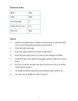 Preview for 8 page of Andrew James Double Waffle Maker Instruction Manual