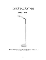 Andrew James Floor Lamp User Manual preview