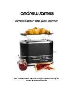 Andrew James Lumiglo Toaster With Bagel Warmer User Manual preview