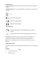 Preview for 5 page of Andrew James Mini Oven with hobs User Manual