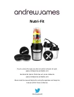 Предварительный просмотр 1 страницы Andrew James Nutri-Fit Manual