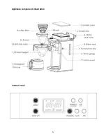 Предварительный просмотр 5 страницы Andrew James Premium Coffee Maker With Integrated Grinder User Manual