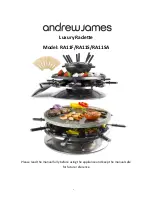 Предварительный просмотр 1 страницы Andrew James RA11F User Manual