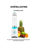 Andrew James Smoothie Juicer Owner'S Manual preview
