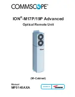 Предварительный просмотр 1 страницы Andrew CommScope ION-M17P Advanced Manual