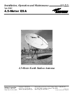 Предварительный просмотр 1 страницы Andrew ES45T Installation, Operation And Maintenance Manual