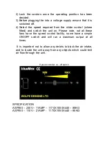 Preview for 5 page of andrews ASF 950 Operating Instruction