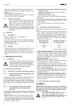 Preview for 23 page of Andritz SD 35 Series Operating Instructions Manual