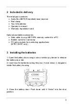 Предварительный просмотр 5 страницы AndroTec Metor MTR-125 Operator'S Manual